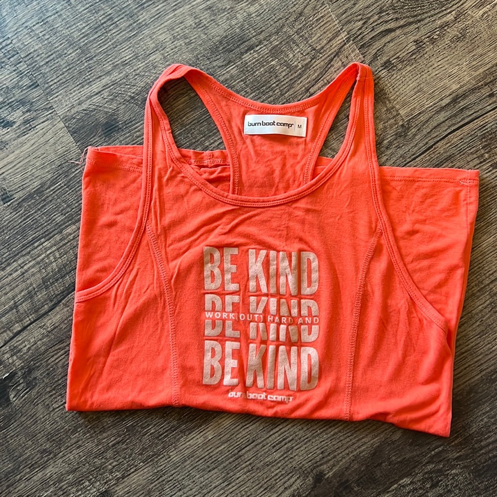 Women’s Burn Boot Camp “Be Kind” Tank - NWOT. Sz. Medium